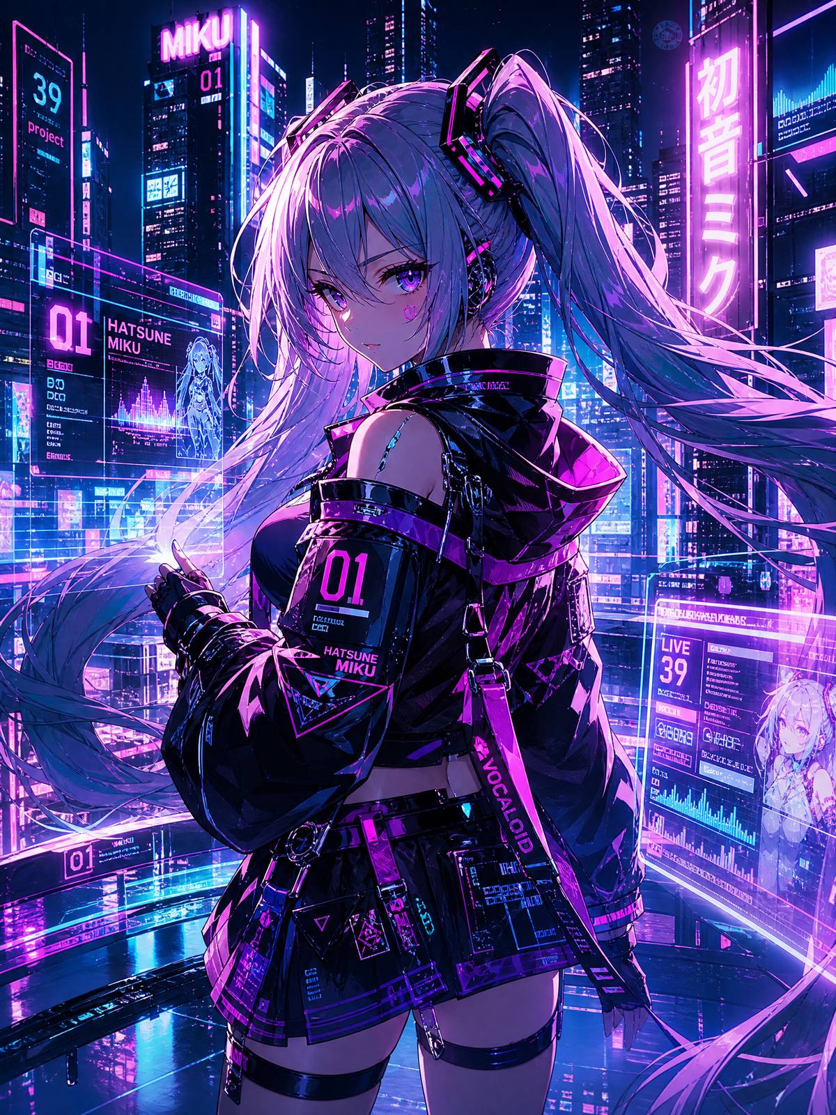 暗网AI动漫-赛博少女